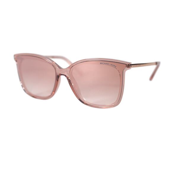 Michael Kors ZERMATT Women\'s Sunglasses-Transparent Pink / Rose Gold Mirror-NWT main image 7